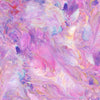 Image of the Mixology Mix Lilac quilting cotton fabric by Ocllo Mason For QT Fabrics. Features acrylic swirls on a lilac background. 
Cute Little Fabric Shop