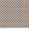 Image of the Check Please! 1/4 inch Check Halloween quilting cotton fabric by Riley Blake Designs. Features a small printed gingham checkered pattern with a black and orange checkered print. Cute Little Fabric Shop