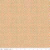 Image of the Check Please! 1/4 inch Check Autumn quilting cotton fabric by Riley Blake Designs. Features a small printed gingham checkered pattern with a yellow checkered print. Cute Little Fabric Shop