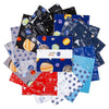 Image of the Outer Space by NASA 10 inch Stacker by NASA for Riley Blake Designs. Features space themed fabrics. 
Cute Little Fabric Shop