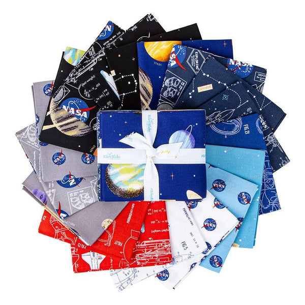 Image of the Outer Space by NASA fat quarter bundle by NASA for Riley Blake Designs. Features space themed fabrics.
Cute Little Fabric Shop