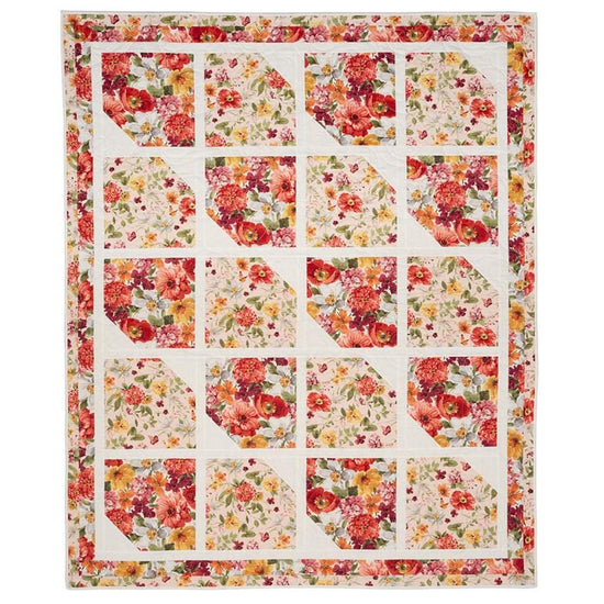 Image of the Double Focus 3 yard quilt by Robertson and Morgan for QT Fabrics. Features a red quilt. 
Cute Little Fabric Shop
