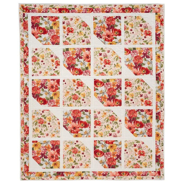 Image of the Double Focus 3 yard quilt by Robertson and Morgan for QT Fabrics. Features a red quilt. 
Cute Little Fabric Shop