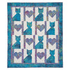Image of the Double Focus 3 yard quilt by Robertson and Morgan for QT Fabrics. Features a purple quilt. 
Cute Little Fabric Shop