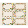 Image of the Sweet Spring Easter Placemat Panel quilting cotton fabric by Hester & Cook for Riley Blake Designs. Features floral placemats on a cream background. 
Cute Little Fabric Shop