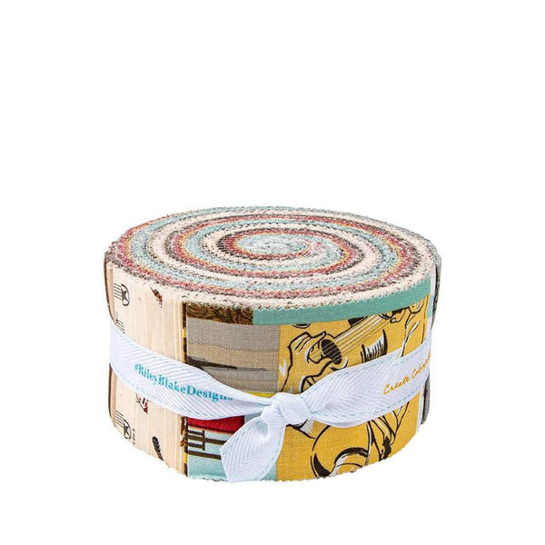 Image of the Cowboys rolie polie by Echo Park Paper Co for Riley Blake Designs. Features cowboy themed fabrics. 
Cute Little Fabric Shop