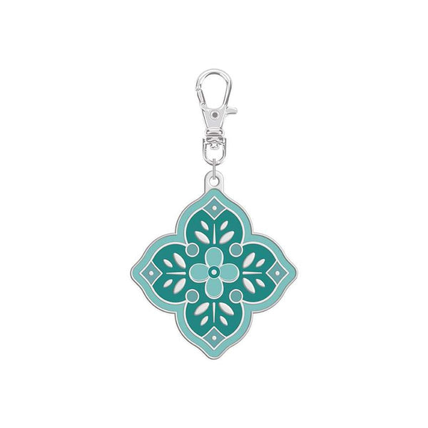 Features the Enamel Happy Charm™ Medallion by Lori Holt for Riley Blake Designs. Features a geometric floral medallion charm. 
Cute Little Fabric Shop