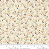 Image of the Sandalwood Liana Opal quilting cotton fabric by 3 Sisters for Moda Fabrics. Features a floral fabric on a cream background. Cute Little Fabric Shop