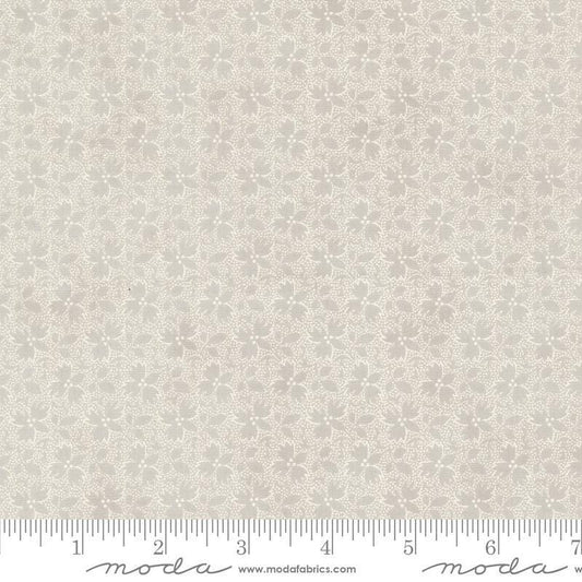 Image of the Sandalwood Harmony Moonbeam quilting cotton fabric by 3 Sisters for Moda Fabrics. Features a floral fabric on a white background. Cute Little Fabric Shop