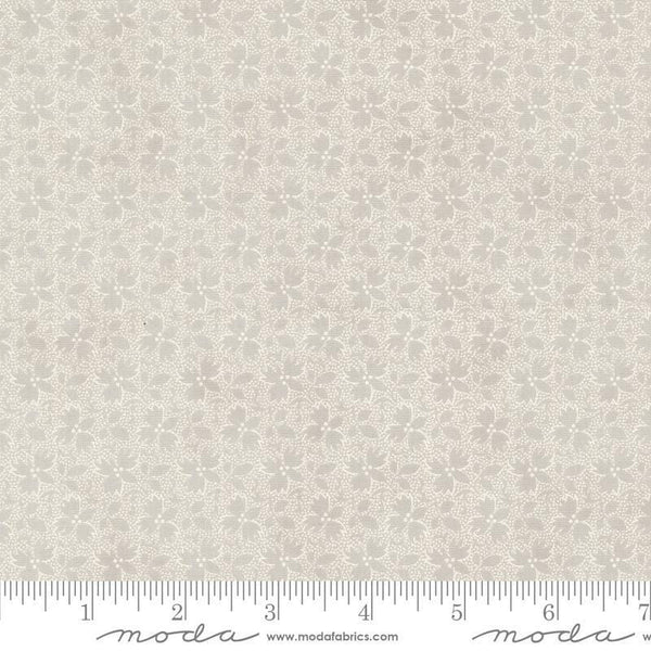 Image of the Sandalwood Harmony Moonbeam quilting cotton fabric by 3 Sisters for Moda Fabrics. Features a floral fabric on a white background. Cute Little Fabric Shop
