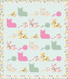 Image of the Under my Skein quilt pattern by Wendy Sheppard for Riley Blake Designs. Features cars and balls of yarn on a quilt. 
Cute Little Fabric Shop