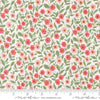 Image of the Love Blooms Cupid Lace quilting cotton fabric by Moda Fabrics. Features flowers on a white background. Cute Little Fabric Shop