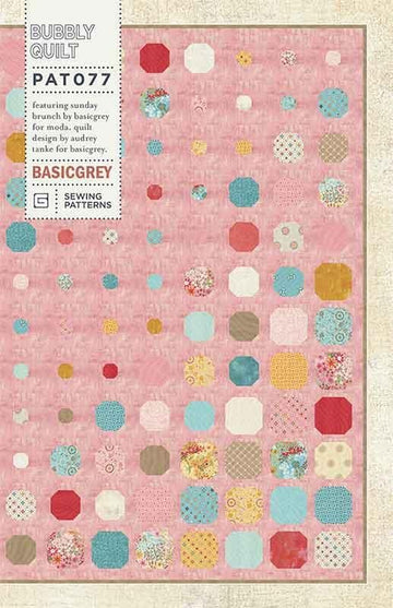 Image of the 
Bubbly quilt pattern by BasicGrey for Moda Fabrics. Features a bubble circle quilt.
Cute Little Fabric Shop