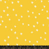 Image of the Starry Blenders Star Yellow quilting cotton fabric by Alexia Abegg for Moda Fabrics. Features small scattered stars on a yellow background. Cute Little Fabric Shop