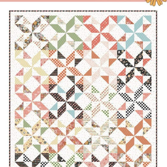 Image of the North Winds quilt pattern by Frannie B Quilting Co for Riley Blake Designs. Features pinwheel blocks.
Cute Little Fabric Shop