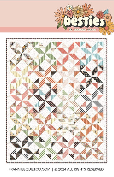 Image of the North Winds quilt pattern by Frannie B Quilting Co for Riley Blake Designs. Features pinwheel blocks.
Cute Little Fabric Shop