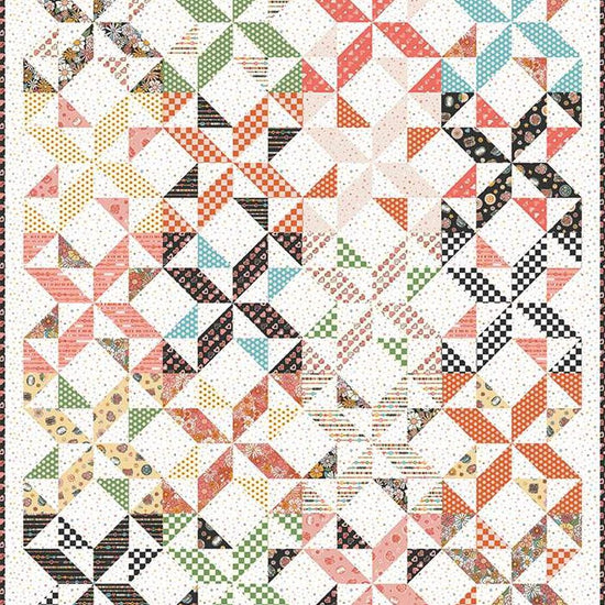 Image of the North Winds quilt pattern by Frannie B Quilting Co for Riley Blake Designs. Features pinwheel blocks.
Cute Little Fabric Shop