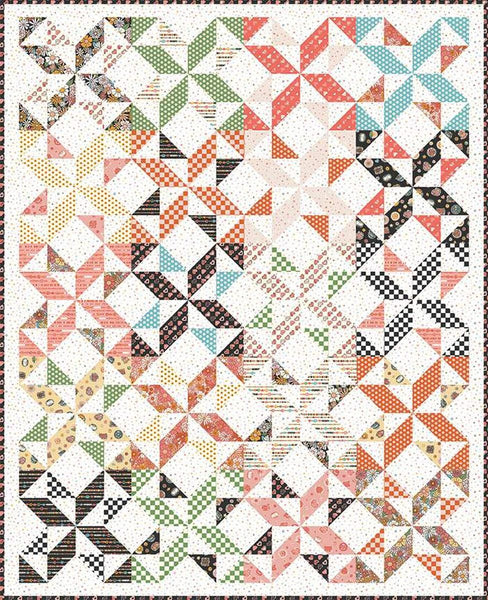 Image of the North Winds quilt pattern by Frannie B Quilting Co for Riley Blake Designs. Features pinwheel blocks.
Cute Little Fabric Shop