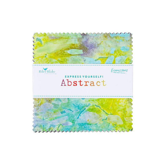 Image of the Expressions Batiks Express Yourself! Abstract 5 inch Stacker by Riley Blake Designs. Features quilting cotton abstract Batik fabric.
Cute Little Fabric Shop