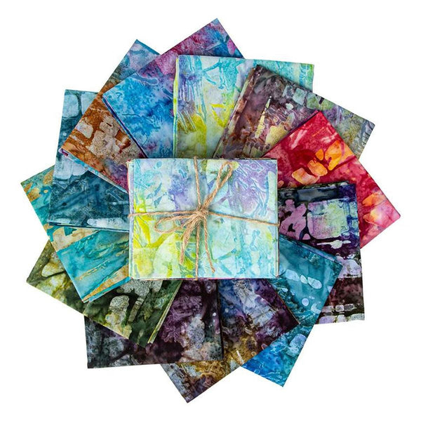 Image of the Expressions Batiks Express Yourself! Abstract Fat Quarter Bundle by Riley Blake Designs. Features quilting cotton abstract Batik fabric.
Cute Little Fabric Shop