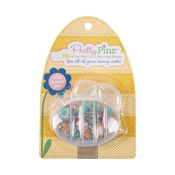 SALE Lori Holt Sewing Pretty Pins™ ST-39771 - Riley Blake Designs - Includes 100 Pins Plus Case