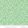 Image of the Portofino Branch Azure quilting cotton fabric by Fig Tree Co for Riley Blake Designs. Features vines on a green background. Cute Little Fabric Shop