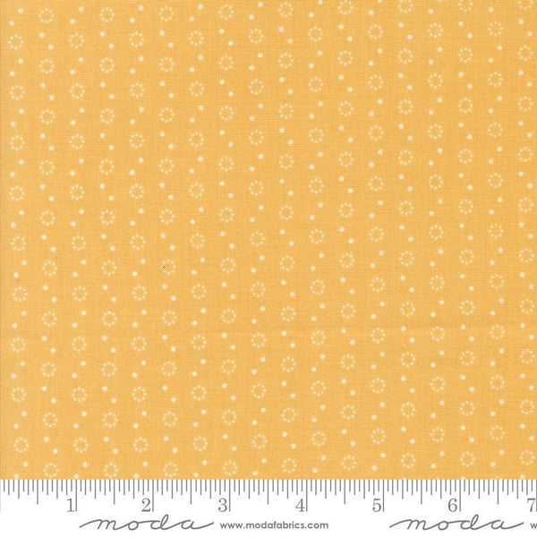 SALE Portofino Polka Dot 35397 Golden Wheat - Moda Fabrics - Dotted Scattered Circles Dots - Quilting Cotton Fabric