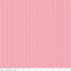 Image of the 1/8 Inch Tonal Stripe Sugar Pink quilting cotton fabric by Riley Blake Designs. Features tone on tone pink stripes. 
Cute Little Fabric Shop
