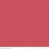 Image of the Red Delicious Passionfruit Berry
 quilting cotton fabric by Riley Blake Designs. Features a grid of blossom-filled diamonds on a pink background. 
Cute Little Fabric Shop