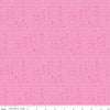 Image of the Pretty Kitty™ Kitty Talk Pink quilting cotton fabric by Doodlebug Design Inc for Riley Blake Designs. Features words on a pink background. Cute Little Fabric Shop