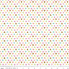 Image of the Pretty Kitty™ Paws White quilting cotton fabric by Doodlebug Design Inc for Riley Blake Designs. Features small paws on a white background. Cute Little Fabric Shop