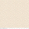 Blush 'n Butterscotch Ditsy Floral Cream quilting cotton fabric by Simple Simon & Company for Riley Blake Designs. Features small flowers on a cream background. Cute Little Fabric Shop