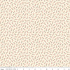 Blush 'n Butterscotch Ditsy Floral Cream quilting cotton fabric by Simple Simon & Company for Riley Blake Designs. Features small flowers on a cream background. Cute Little Fabric Shop