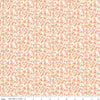 Image of the New Beginnings Blossoms Blush quilting cotton fabric by Riley Blake Designs. Features flowers on a coral background. Cute Little Fabric Shop