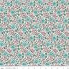 Image of the Precious Petites Garden Ash quilting cotton fabric by Gerri Robinson for Riley Blake Designs. Features flowers on a gray background. Cute Little Fabric Shop