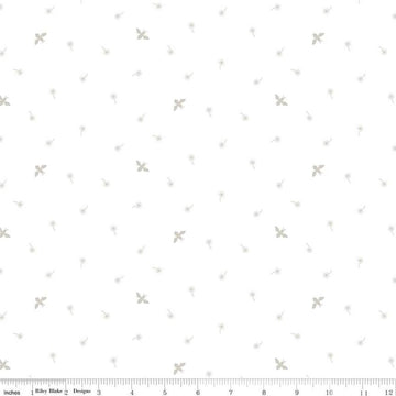 Image of the Lights On 2 Buzzworthy quilting cotton fabric by Riley Blake Designs. Features a low volume fabric. Cute Little Fabric Shop