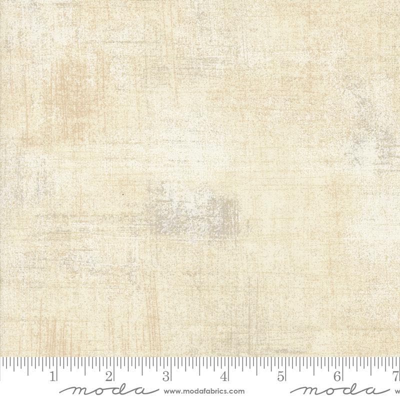 Image of the Sunday Brunch Grunge Basics Spritzer quilting cotton fabric by Moda Fabrics. Features a textured pattern on a cream background. Cute Little Fabric Shop