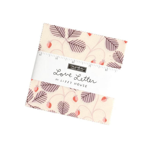 Image of the Love Letter 5 inch stacker by Lizzy House for Moda Fabrics. Features floral fabrics in many colors.
Cute Little Fabric Shop