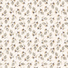 Image of the Enchanted Flower Beige quilting cotton fabric by Morris Creative Group for QT Fabrics. Features floral fabrics on a tan background. 
Cute Little Fabric Shop
