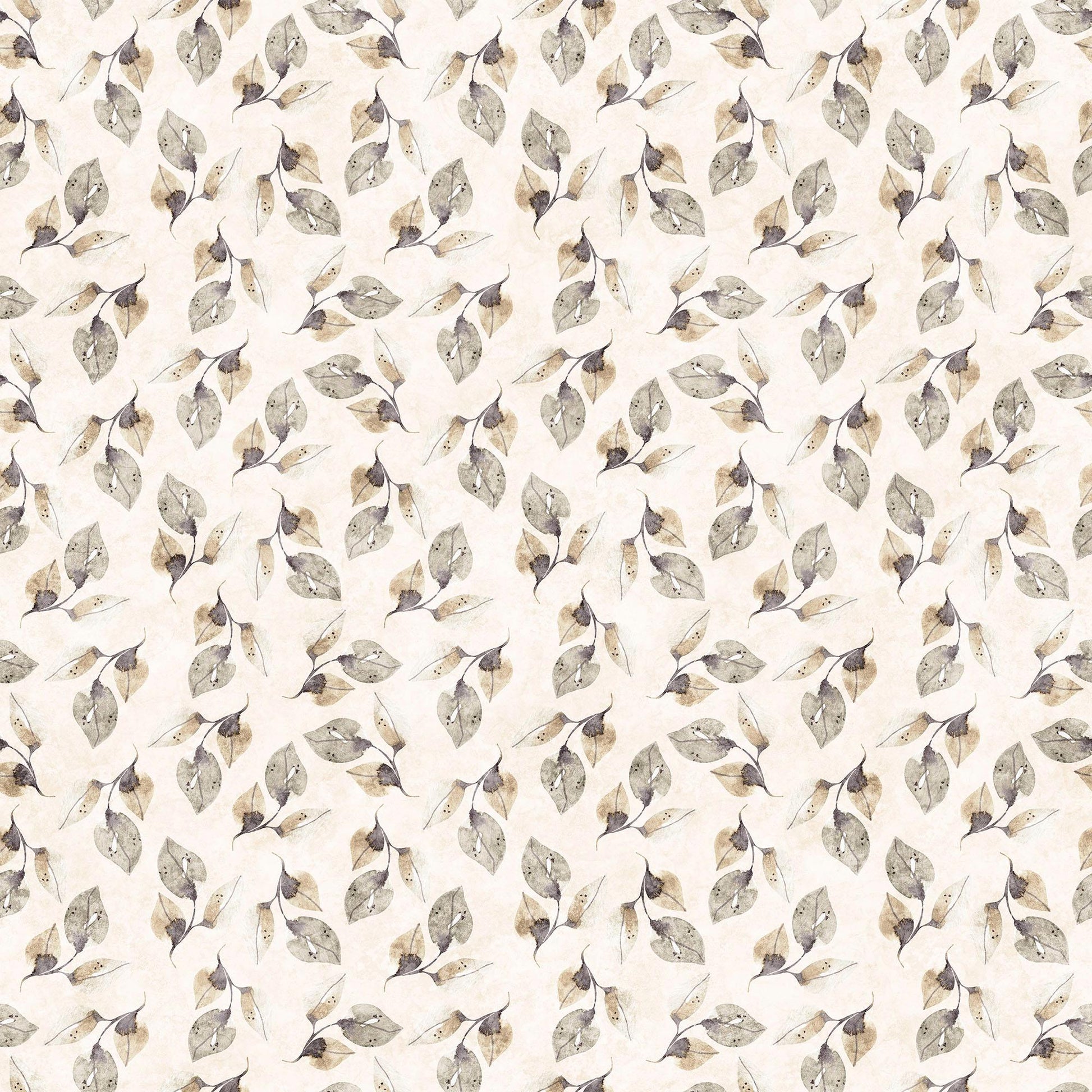 Image of the Enchanted Flower Beige quilting cotton fabric by Morris Creative Group for QT Fabrics. Features floral fabrics on a tan background. 
Cute Little Fabric Shop
