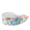 Image of the Pretty Kitty rolie polie by Doodlebug Design Inc. for Riley Blake Designs. Features cat themed fabrics on various backgrounds. 
Cute Little Fabric Shop
