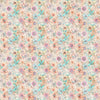 Image of the Enchanted Fairy Flowers Multi quilting cotton fabric by Morris Creative Group for QT Fabrics. Features floral fabrics on a cream background. 
Cute Little Fabric Shop