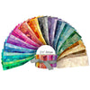 Image of the Mixology rolie polie quilting cotton fabric by QT Fabrics. Features swirl pattern fabrics on rainbow fabrics.
Cute Little Fabric Shop