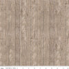 Image of the Covered Bridges in Spring Barn Wood Ash by Quilting Cotton Fabric. Features a wood grain fabric on a brown background. Cute Little Fabric Shop