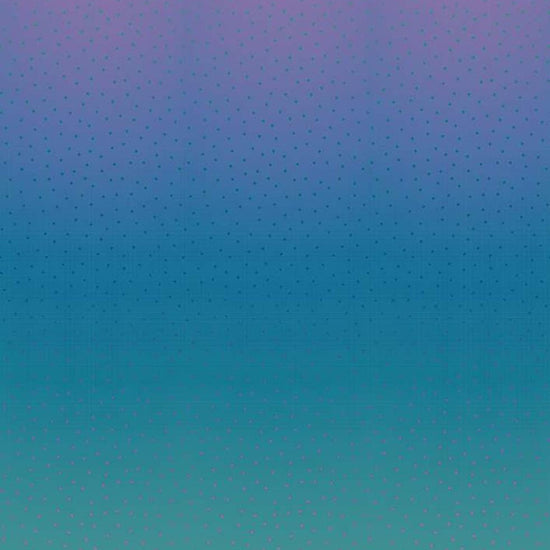 Image of the Brilliance Gemstones Blizzard quilting cotton fabric by Gerri Robinson for Riley Blake Designs. Features an ombre fabric with purple and blue. 
Cute Little Fabric Shop