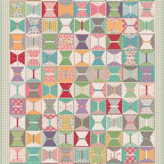 Image of the 10" Butterfly Quilt Paper by Lori Holt for Riley Blake Designs. Features the butterfly quilt. 
Cute Little Fabric Shop