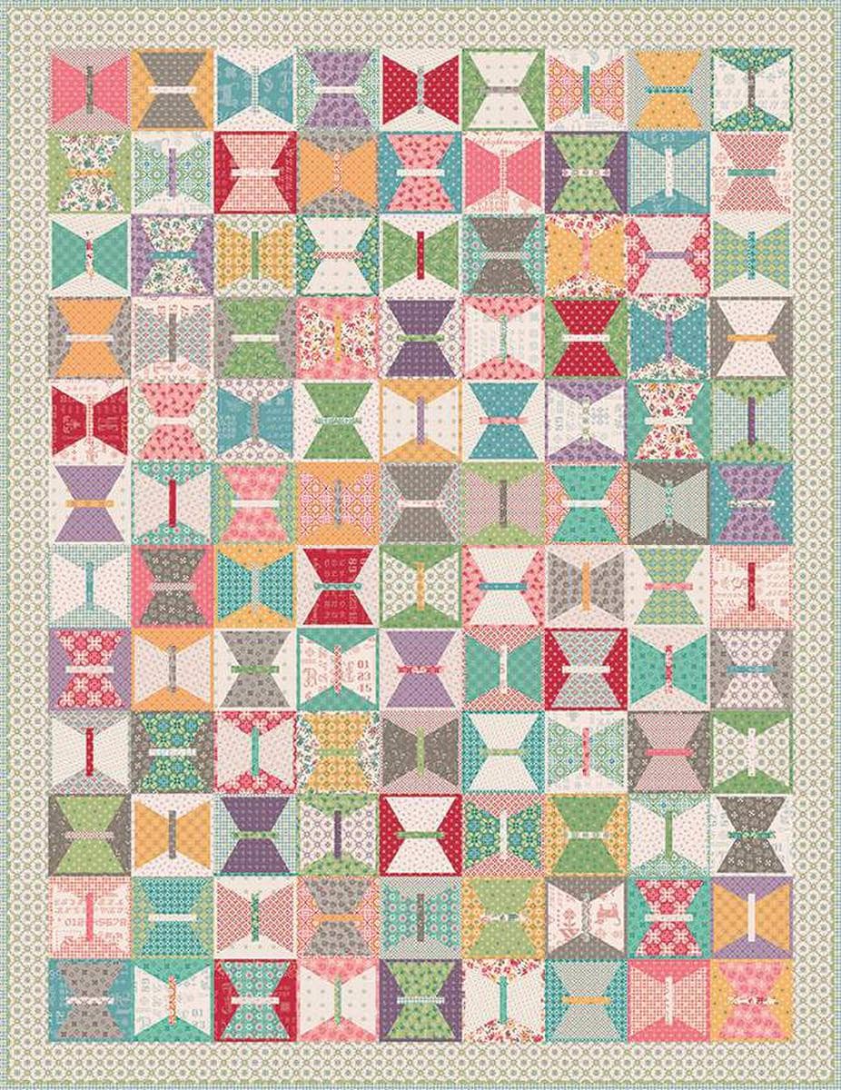 Image of the 10" Butterfly Quilt Paper by Lori Holt for Riley Blake Designs. Features the butterfly quilt. 
Cute Little Fabric Shop