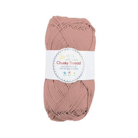 Image of the Chunky Thread Blush sport weight thread by Lori Holt for Riley Blake Designs. Features a muted pink thread. 
Cute Little Fabric Shop