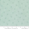 Image of the Sandalwood Felicity Eucalyptus quilting cotton fabric by 3 Sisters for Moda Fabrics. Features a floral fabric on a green background. Cute Little Fabric Shop