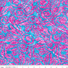 Image of the Expressions Batiks Bedazzled! Punch quilting cotton fabric by Pat Fryer for Riley Blake Designs. Features a flower pattern on a blue background. 
Cute Little Fabric Shop